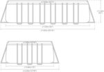 Intex Swimming Pool 732x366x132 Frame Pool Set 26364