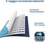 INTEX Metal Frame Pool rund Aufstellpool inkl. Sicherheitsleiter (366 x 122 cm) Rundpool mit Metalrahmen, Volumen ca. 10.680l Navy Blue (28930GH)