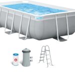 Intex 3M X 1.75M X 0.8M Prism Frame Rectangular Pool Set