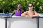 Bestway Steel Pro MAX™ Aufstellpool Komplett-Set mit Filterpumpe Ø 366 x 122 cm, lichtgrau, rund