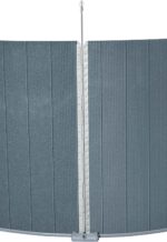 Bestway Hydrium Stahlwandpool Komplett-Set rund 488 x 132 cm Holz-Optik Grau Gartenpool Aufstellpool Sandfilter