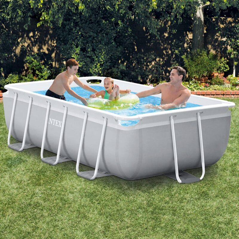 Intex 3M X 1.75M X 0.8M Prism Frame Rectangular Pool Set